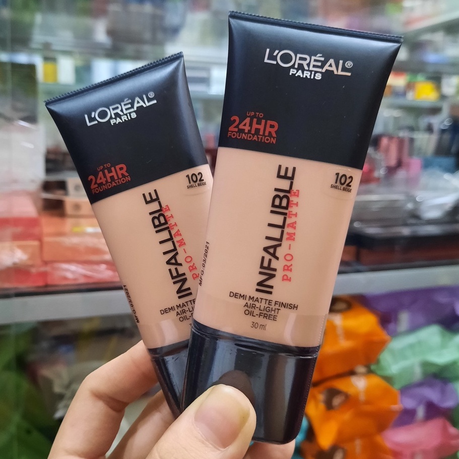 Kem Nền Trang Điểm Lâu Trôi L'Oreal Infallible Pro-Matte 30ml