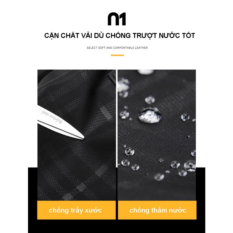 Balo đi học nam nữ vải dù chống thấm nước đựng laptop 15.6 inch thời trang đi học đi du lịch 1009