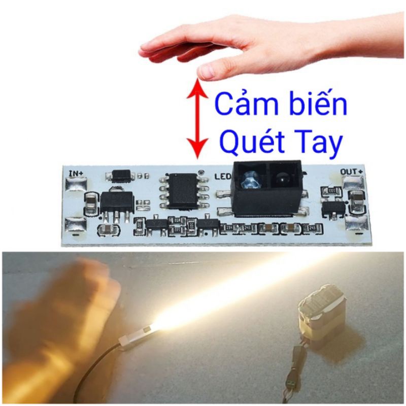 Mạch Cảm Biến Quét Tay DC 5V-24V 3A 72W