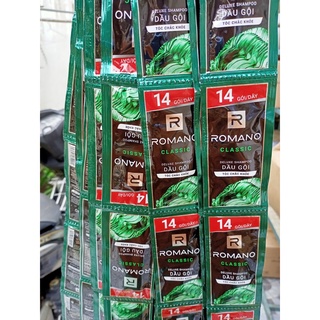 Set 50 gói dầu gội Romano 5g