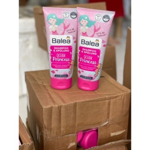 Dầu gội xả, sữa tắm Balea 2in1 Princess dành cho bé 200ml, nội địa Đức - Shop Mecici