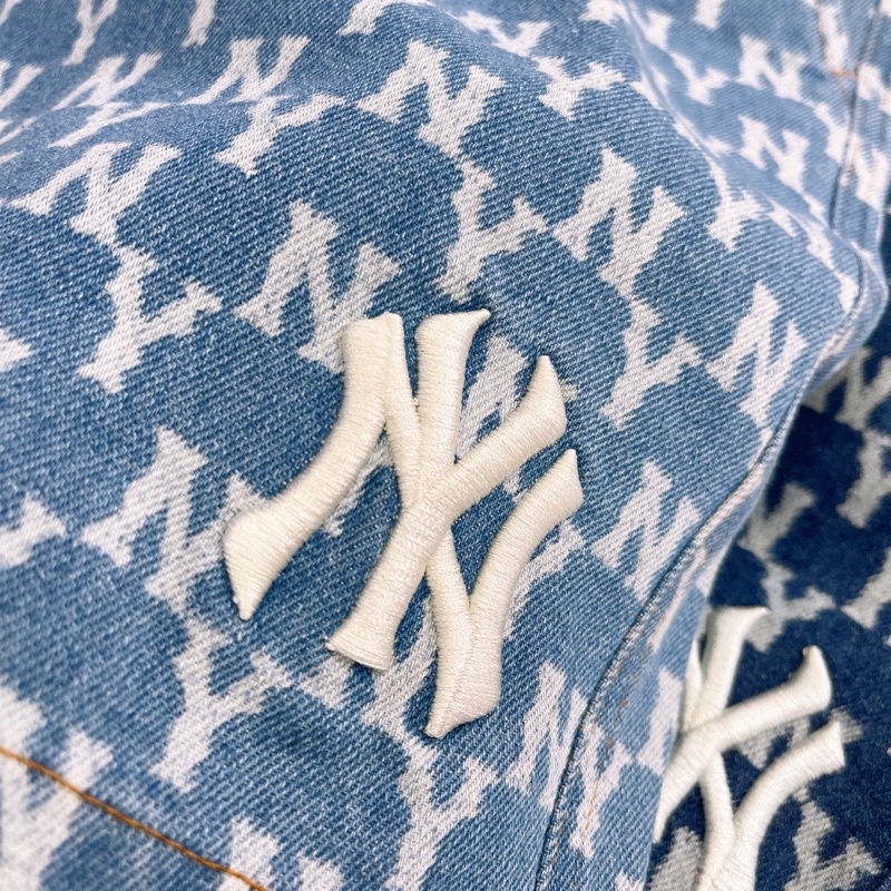 ⚡️[Hight Quality] - Quần Short Jeans MLB Classic Monogram Denim Short NY Yankees, Quần Short MLB