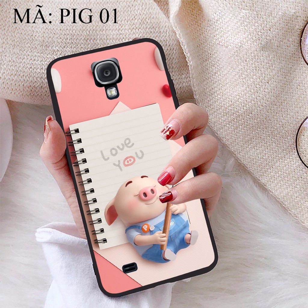 Ốp lưng Samsung S4 viền dẻo TPU BST Lợn Tết