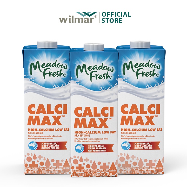 [SenXanh Emart] Sữa tươi tiệt trùng Giàu Canxi Ít béo nhãn hiệu Meadow Fresh nhập khẩu Australia date mới nhất