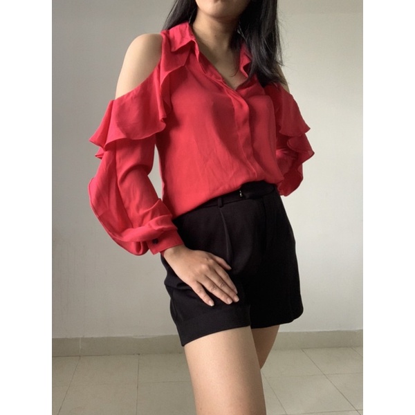 Áo elise size XS hồng fuschia