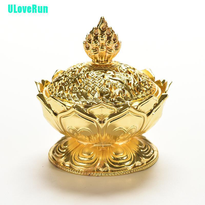 Đế Đốt Trầm Hương Bằng Đồng Hình Hoa Sen Độc Đáo