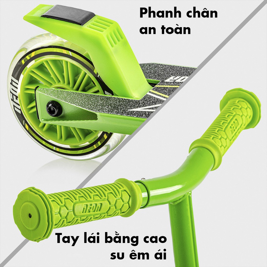 Đồ Chơi SCOOTER Neon Vector - Xanh Lá NT05G2