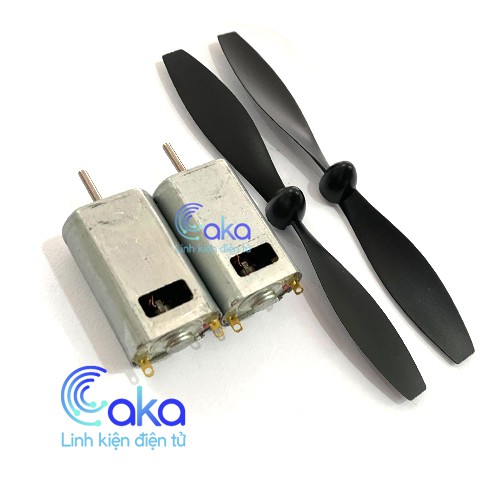 Combo 2 Motor 180 siêu khỏe kèm cánh quạt 108mm thuận nghịch