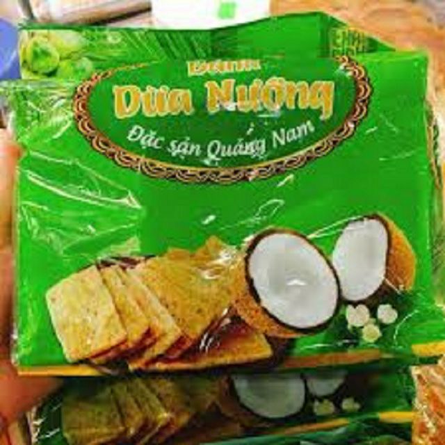 1 GÓI 12 CÁI BÁNH DỪA NƯỚNG ĐẶC SẢN QUẢNG NAM