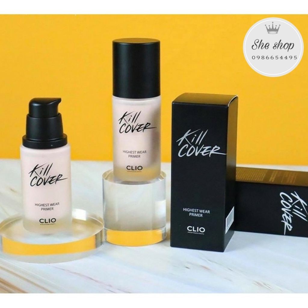 (CHÍNH HÃNG ) Kem lót trang điểm CLIO -giúp kiềm dầu, nâng tone, bảo vệ da.