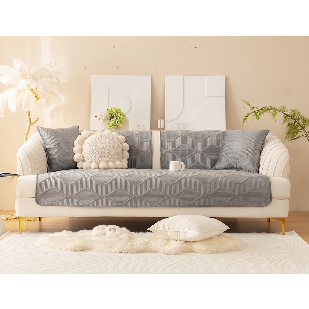 Vỏ Bọc Đệm Ghế sofa 1 / 2 / 3 / 4 / l Chống Trượt Hình Chữ l