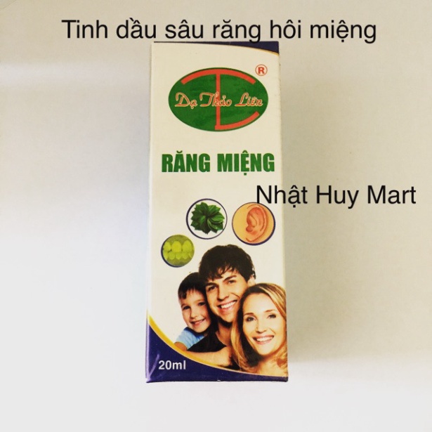 SP chính hãng  Tinh dầu răng miệng sâu răng hôi miệng Dạ Thảo Liên Phát hiện hàng nhái đền gấp đôi tiền.