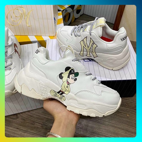 [Hot trend - Bản in ]Giày Thể thao sneakers nam nữ, Giày thể thao sneakers 𝐌𝐋𝐁 mickey vàng bản chuột vàng in 3d 11