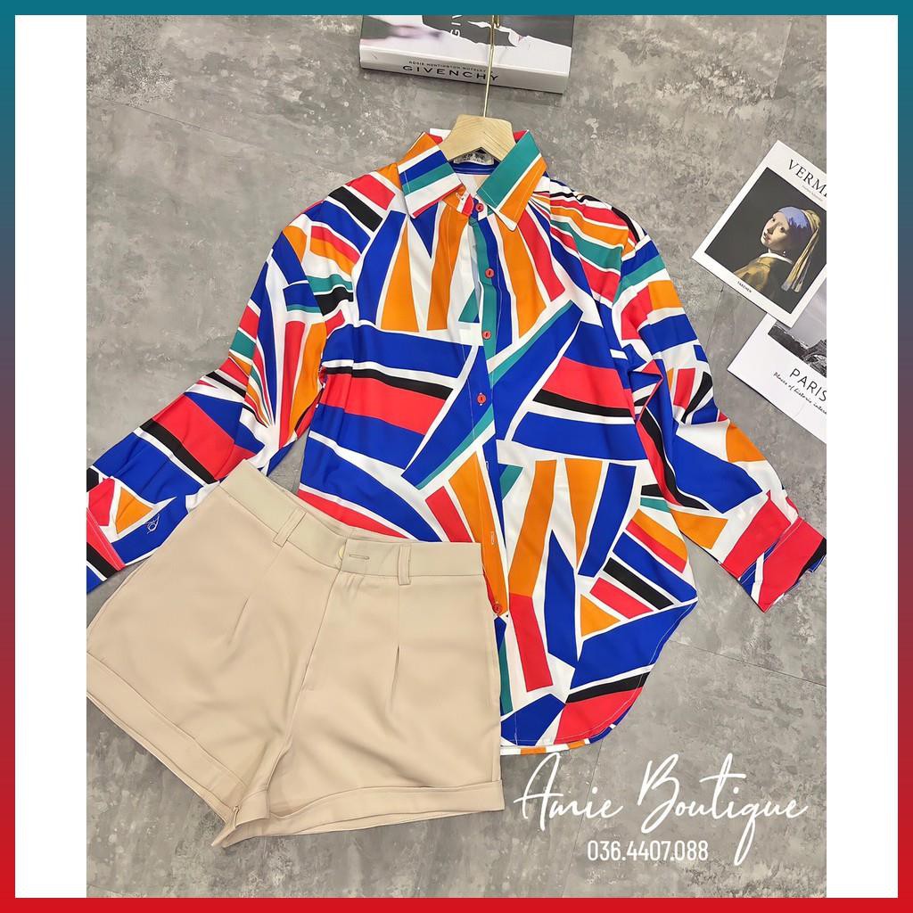 Set Sơ Mi Mix Quần Đùi Vải Thô Xin Xắn Ulzzang Tôn Dáng Sang Chảnh | BigBuy360 - bigbuy360.vn