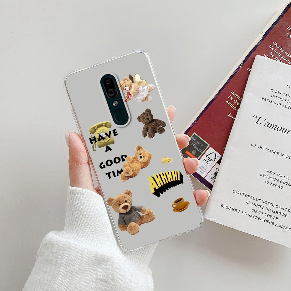 Ốp điện thoại tpu silicon họa tiết thời trang bảo vệ cho Oppo F11 F11 Pro