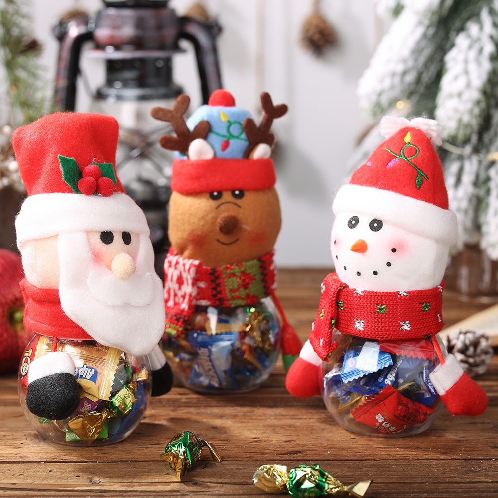 Túi Đựng Kẹo Giáng Sinh / Năm Mới Hình Ông Già Noel / Người Tuyết / Nai Sừng Tấm Sáng Tạo
