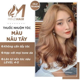 Thuốc Nhuộm Tóc Nâu Tây - Minzihair