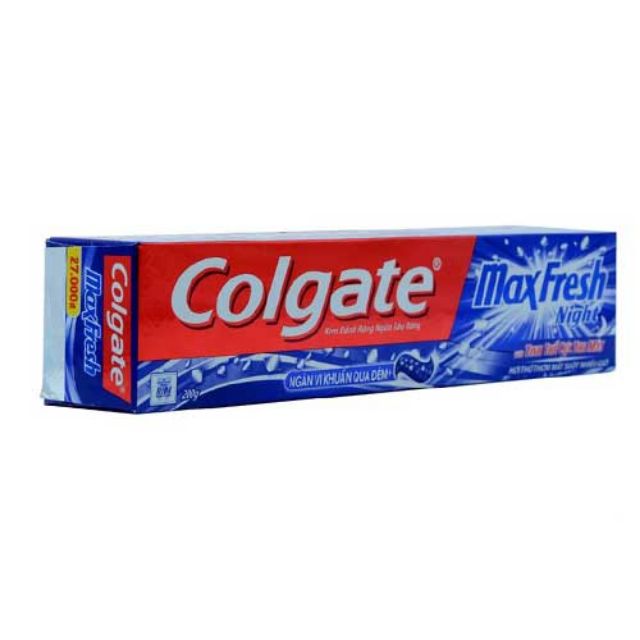 Kem đánh răng Colgate MaxFesh Night Ngăn ngừa vi khuẩn qua đêm 200g