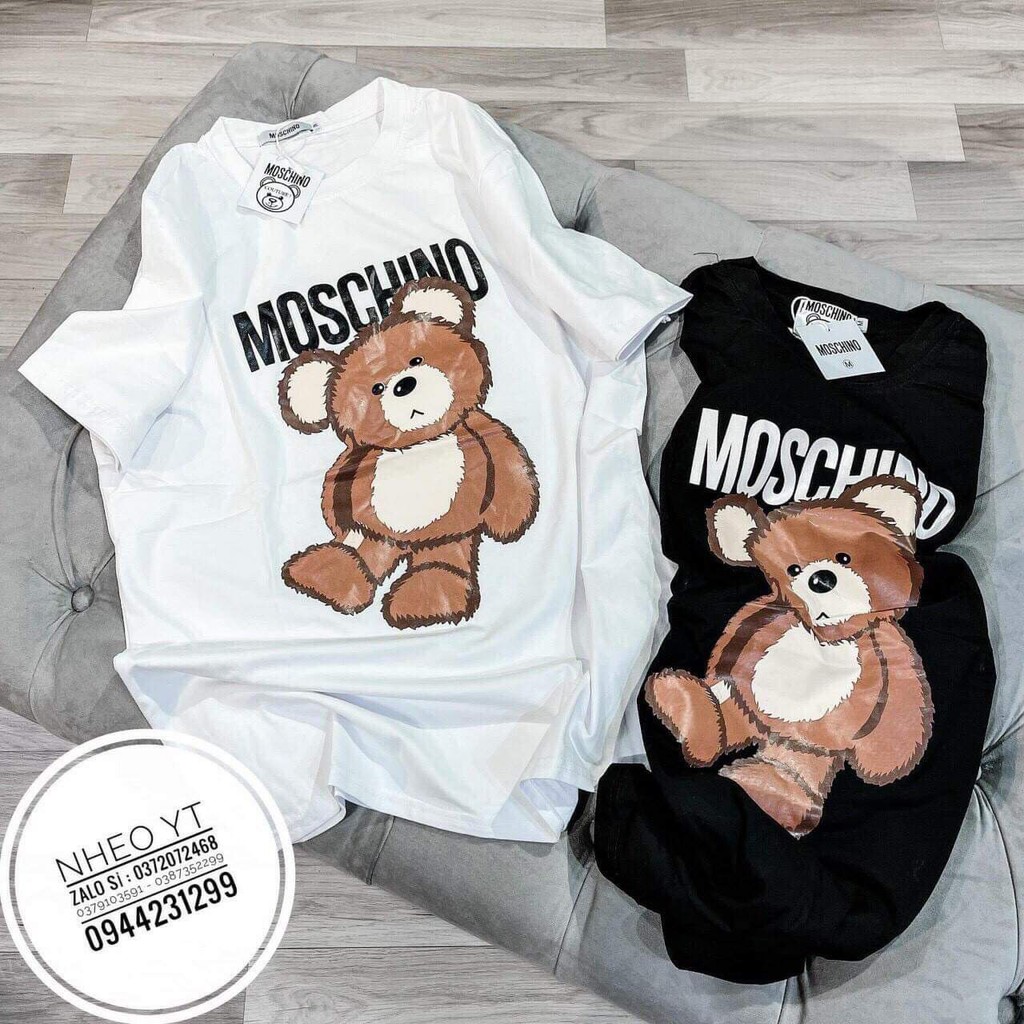 [MIỄN SHIP] - ÁO PHÔNG QUẢNG CHÂU MOSCHINO ĐỦ MÀU