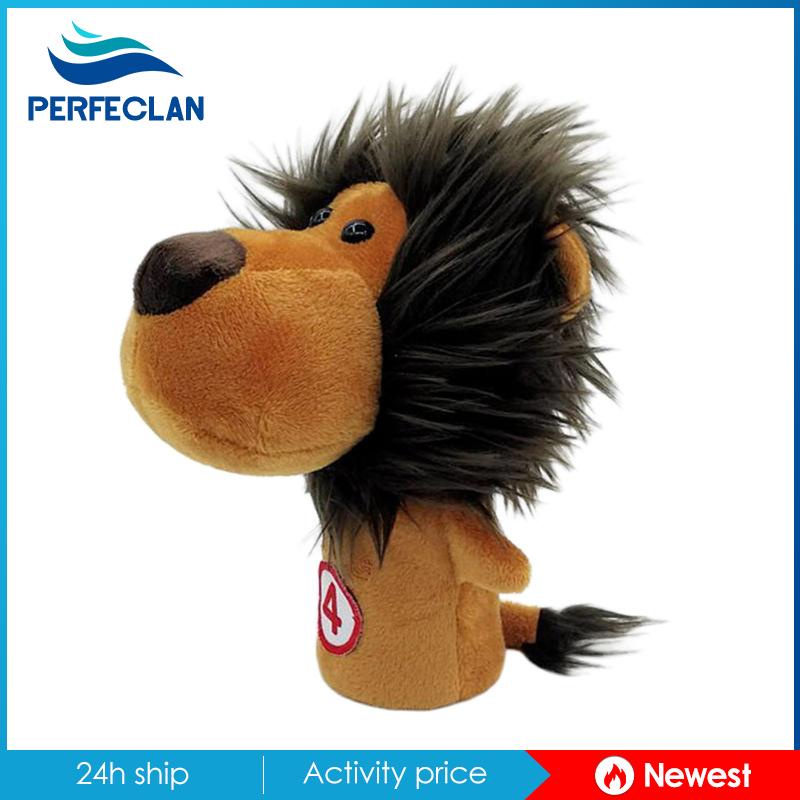 Vỏ Bọc Đầu Gậy Đánh Golf Hình Sư Tử Nhồi Bông Dễ Thương