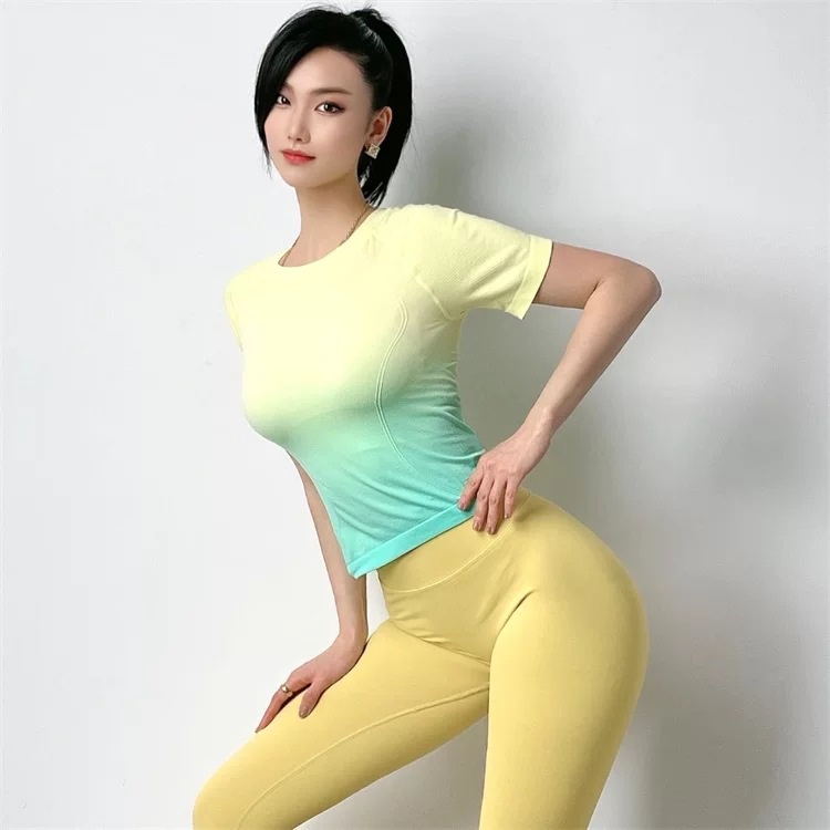 Aó thun tập gym yoga thể thao mitao loang màu