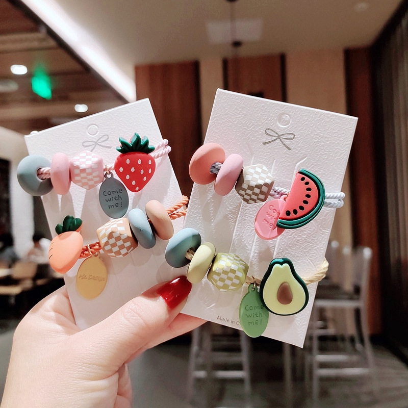 Dây Buộc Tóc Hình Trái Cây Xinh Xắn Dành Cho Nữ