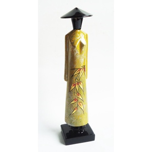 Tượng nữ sinh sơn mài - Cô gái áo dài cao 25cm - Hàng thủ công mỹ nghệ Việt Nam