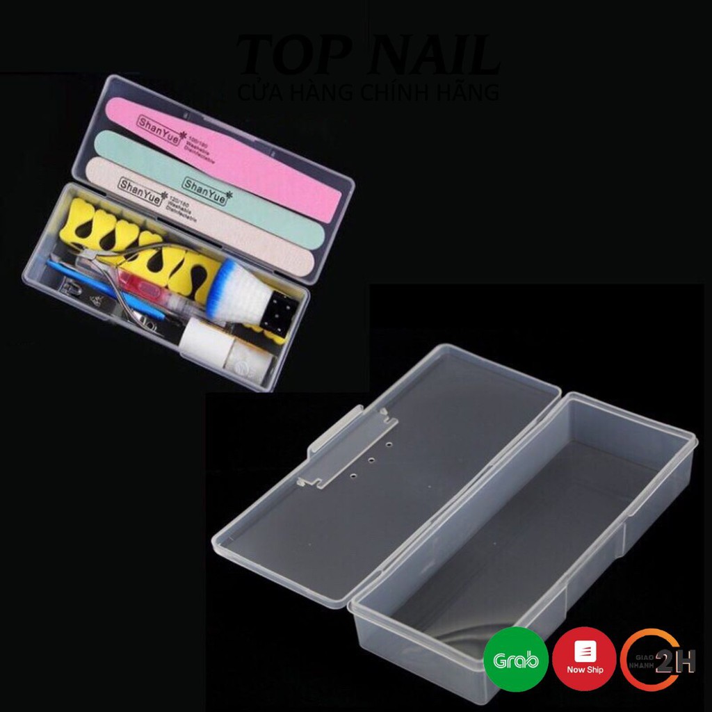 Hộp khay đựng cọ,bút làm nail,hộp đựng cọ vẽ móng