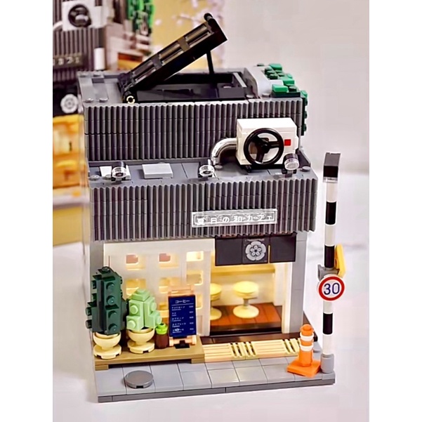 Đồ chơi lắp ráp QUÁN CAFE NHẬT mô hình xếp hình Lego