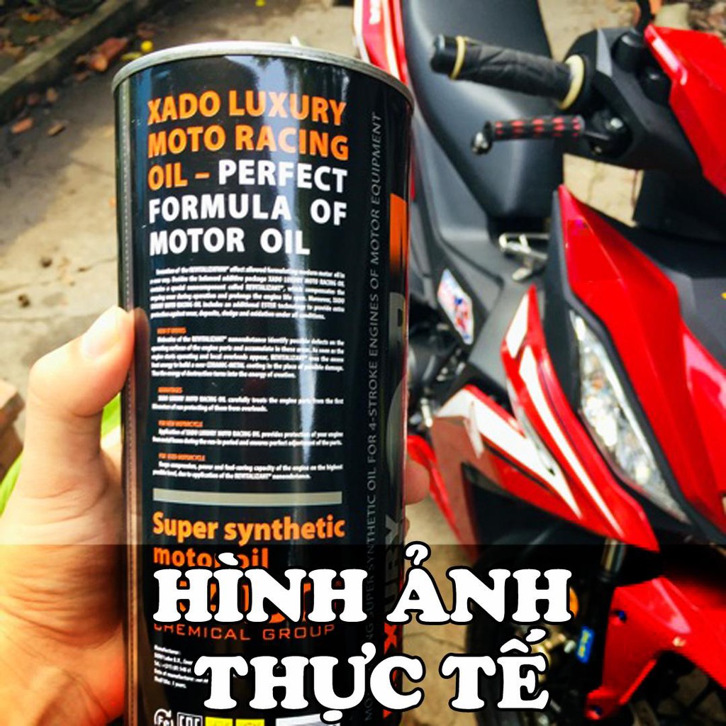 Nhớt XADO Luxury Racing  10W40 100ML,200ML,300ML,400ML dành cho xe số