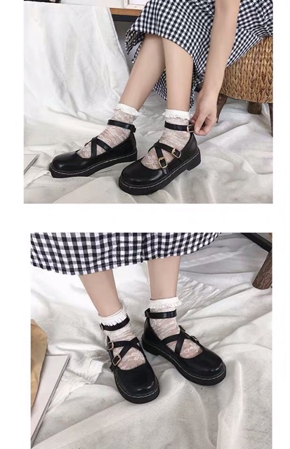 L6 Giày LOLITA mũi tròn đế cao phiên bản Hàn Quốc | BigBuy360 - bigbuy360.vn