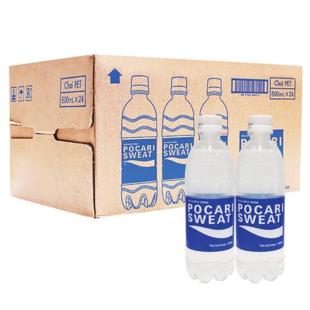 [CHỈ GIAO HOẢ TỐC NOWSHIP] THÙNG 24 CHAI NƯỚC BỔ SUNG ION POCARI SWEAT 500ML