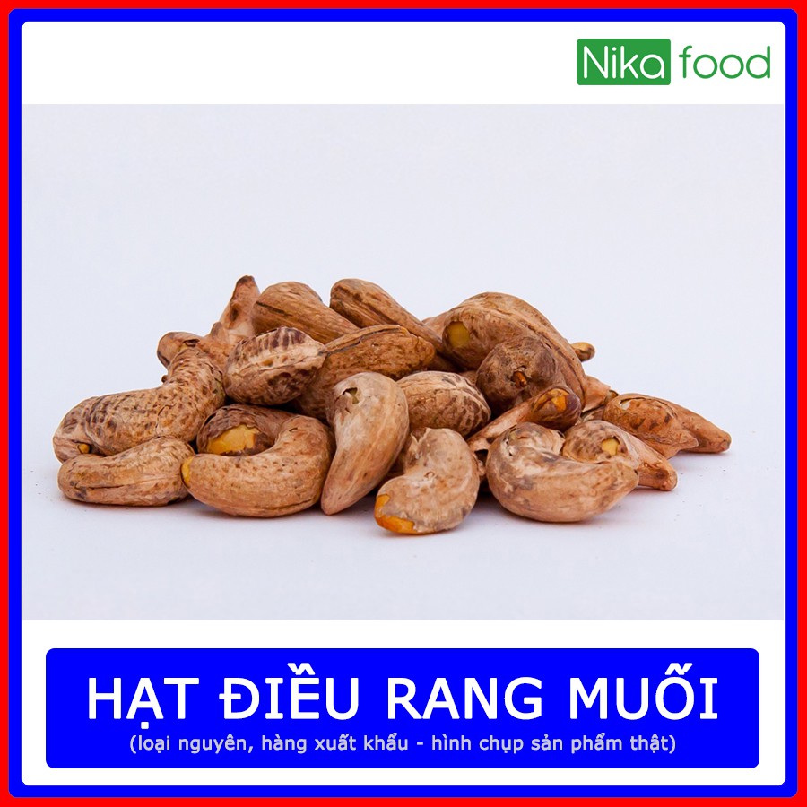 Nikafood Hạt điều rang muối (xuất khẩu) 50gr-500gr