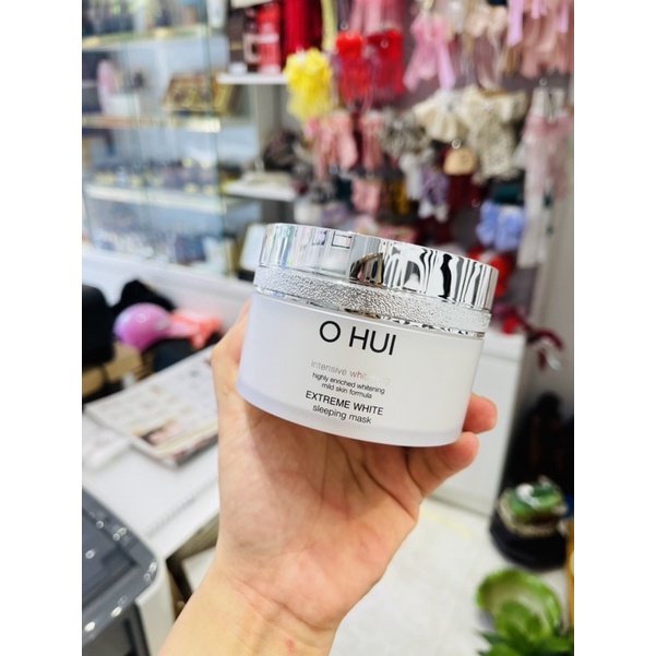 Lọ Mặt nạ ngủ Ohui White Sleeping Mask dưỡng trắng da 100ml ( tách set)