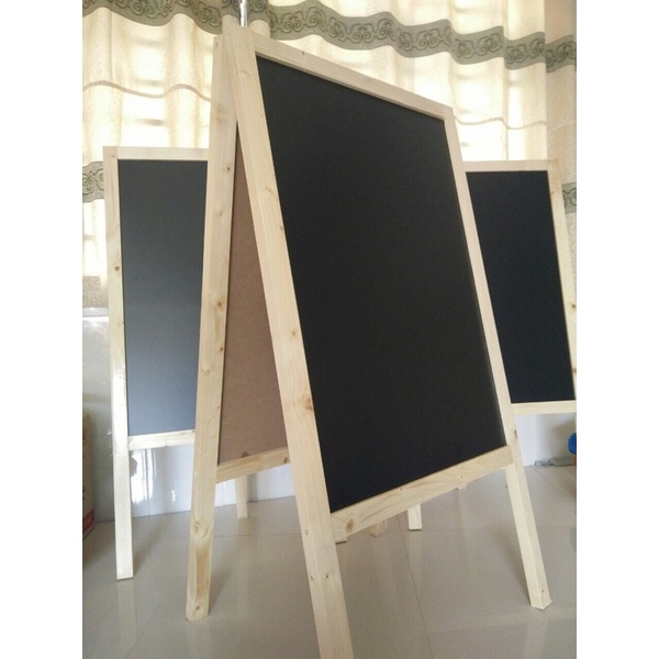 Bảng gỗ menu 2 mặt kt: 60x1m2