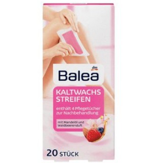 Miếng dán tẩy lông cho vùng mặt Balea Gesicht Kaltwachs Streifen