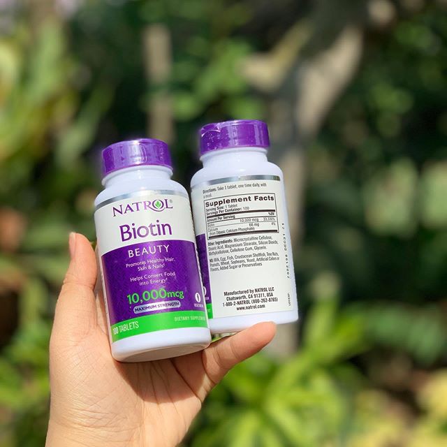 Viên uống Natrol Biotin 10000mcg (Mỹ) 100 viên | BigBuy360 - bigbuy360.vn