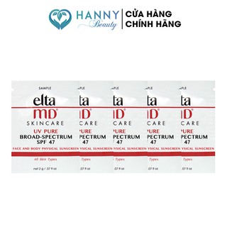 Sample 2Gr Kem Chống Nắng Làm Trắng Elta Md