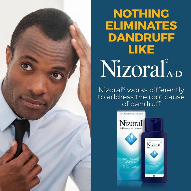 Dầu gội giảm ngứa, vảy gàu Nizo-ral Anti Dandruff shampoo hàng Mỹ chính hãng dung tích 200ml