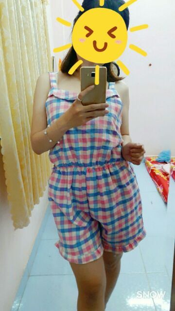 JUMSUIT CARO LƯNG NƠ