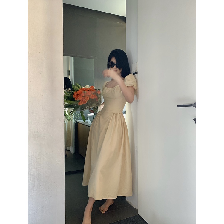 Đầm Công Chúa Tay Phồng Thời Trang Mùa Hè Cổ Điển Cho Nữ