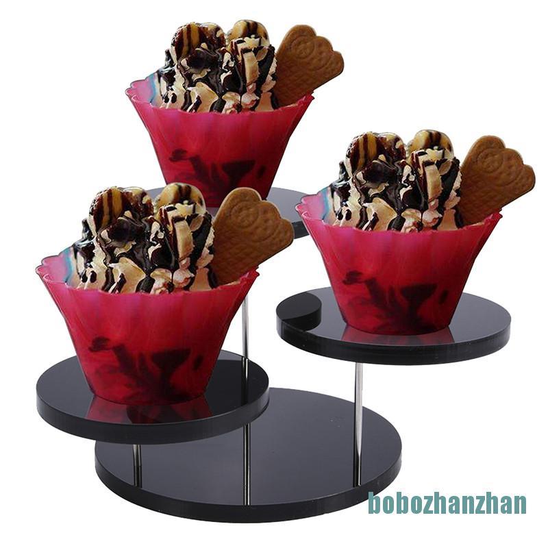 [bobozhanzhan]Cupcake Stand Acrylic Display Stand For jewelry Cake Dessert Rack Party Decor