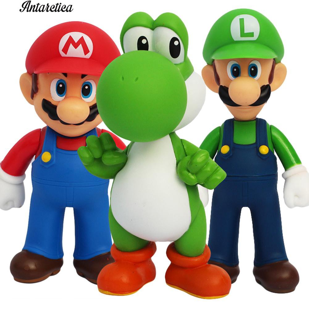 Đồ chơi sưu tập nhân vật Mario Brothers 12cm bằng PVC tiện dụng