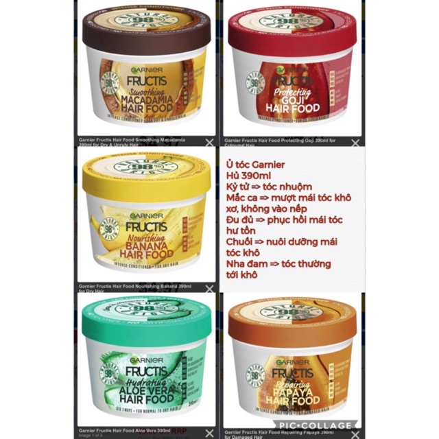 Ủ tóc Garnier Fructis hủ 390ml hàng xách tay Úc có bill đầy đủ | BigBuy360 - bigbuy360.vn