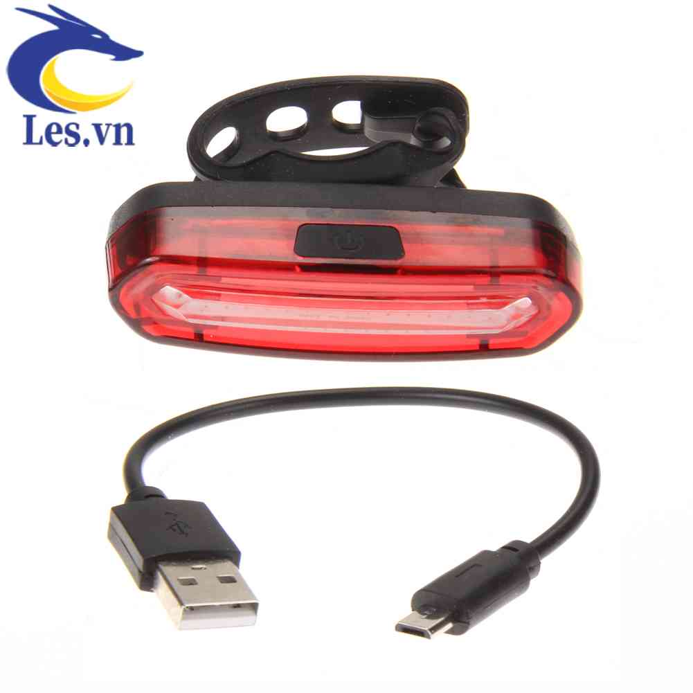 Đèn LED Sạc USB Gắn Phía Trước Và Sau Xe Đạp