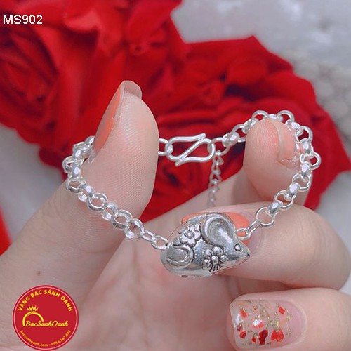 Lắc bạc trẻ em hình con chuột uy tín chất lượng giá rẻ bảo hành sửa chữa làm sáng miễn phí mãi mãi