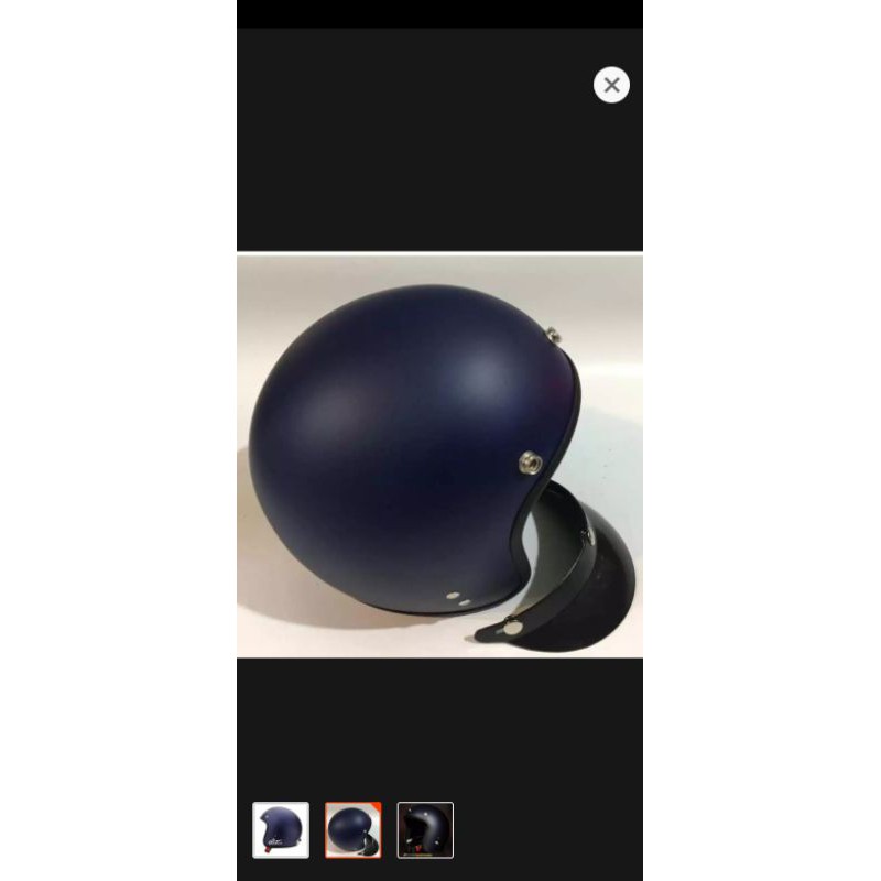 Mũ bảo hiểm 3/4 đen trơn - nón bảo hiểm 3/4 đen trơn