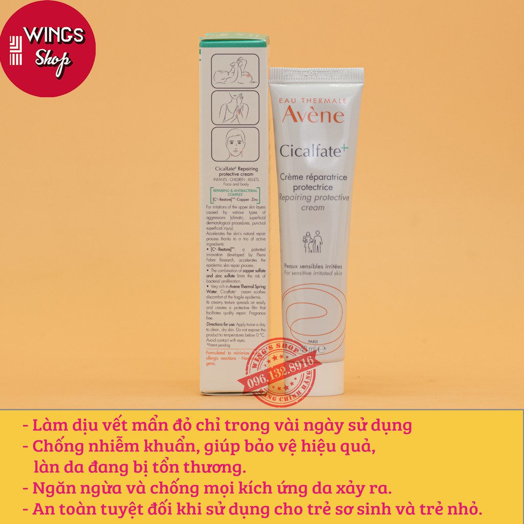 Kem Avene Cicalfate phục hồi da và cấp ẩm cho da | Avene Cicalfate Restorative Skin Cream