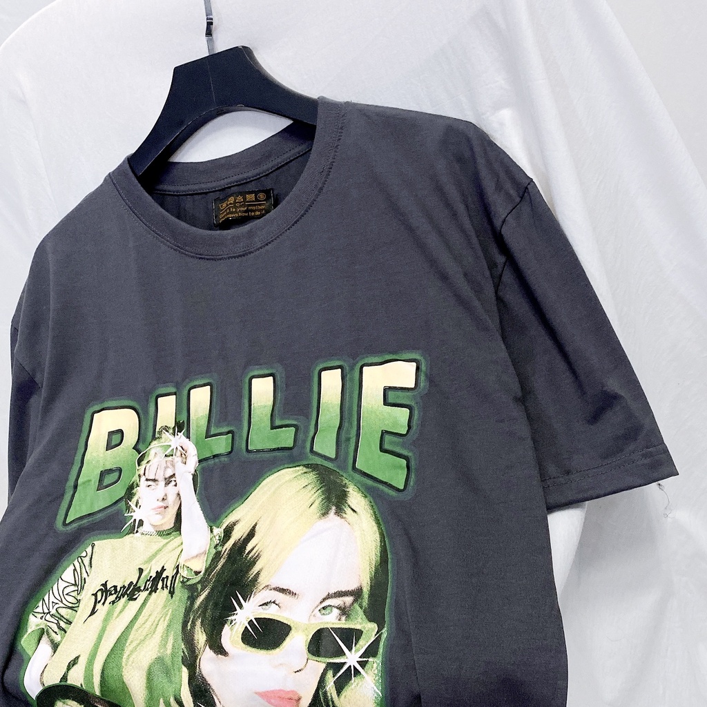 Áo Thun Tay Lỡ Form Rộng Unisex Bille Eilish [Kèm ảnh thật]