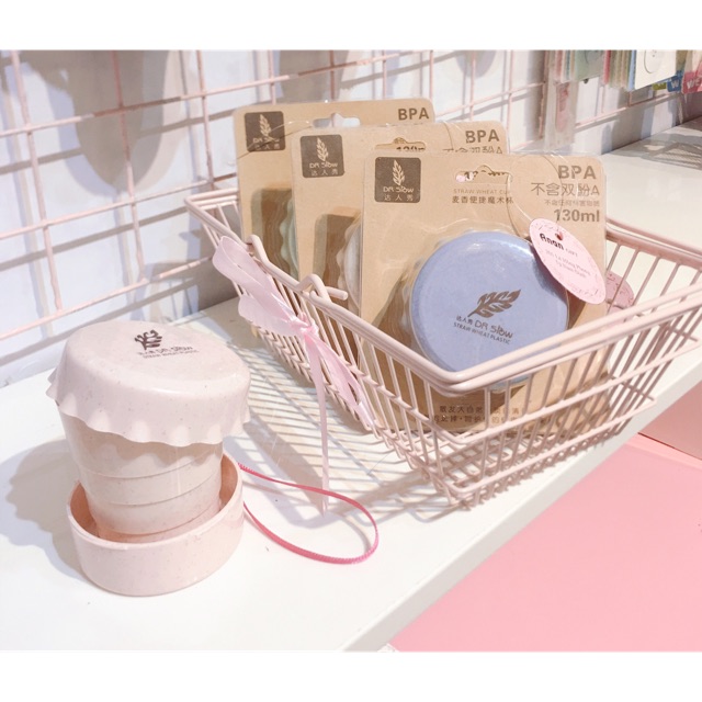 🐥😉🐥 CỐC TỰ XẾP nhỏ gọn, xinh xắn và rất nhẹ nữa. Các chế có thể bỏ vô tư trong balo mà ko sợ tốn diện tích ah😘